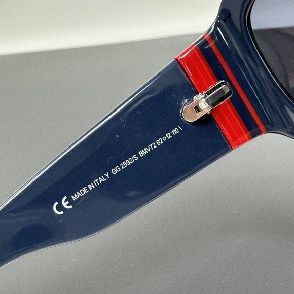 Classic GUCCI GG 2592/S BMV72 Blue Sunglasses 62 [] 12 110